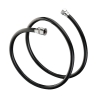 SHOWER HOSE 1,5M PVC ROUND MAT BLACK MIB-02001